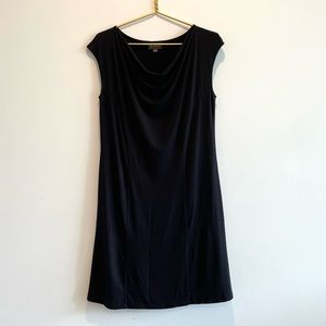 Apropos Black Short Sleeve Loose Fitting Dress Size Small